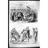 1873の殴打のウェールズの石炭飢饉のMerthyrの悪賢い世界のHaymarketの劇場