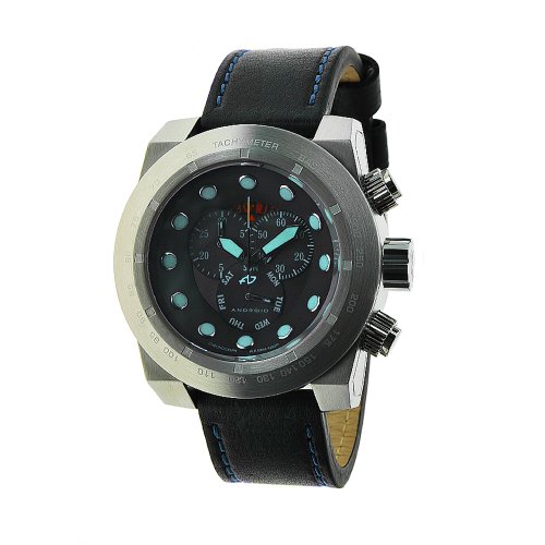 Android Men's AD515BBU Volcano 50 Chronograph Black/Blue Watch