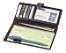 Winn International Cowhide Napa Leather deluxe checkbook Secretary with snap button Closure