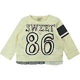 【H28年春物】 CHILD CHAMP(チャイルド チャンプ) ガーゼ裏毛裾フリルナンバートレーナー 90cm/IV NO.C-86161104