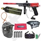 Spyder Pilot ACS Red Paintball Gun Starter Package A