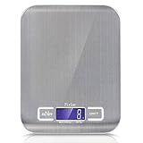Firlar 5Kg/11lb Digital Food Scale Stainless Steel Backlit LCD Display Multifunction Kitchen Electro