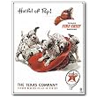 Nostalgic Oil & Gas Tin Sign : Texaco - Hatful of Pep!