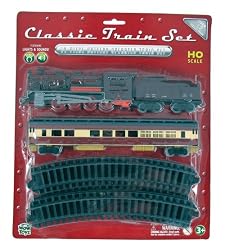 WowToyz Classic Train Set - Steam Engine with Passenger Car