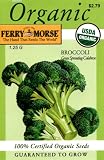 Ferry-Morse Organic Seeds 3017 Broccoli - Green Sprouting Calabrese 1.25 Gram Packet