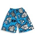 Kyds - Toddler Boys Microfiber Cargo Shorts, Turquoise, White