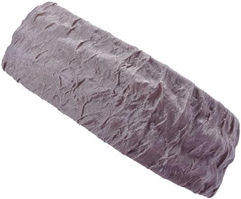 BNSE Headbands,Sports Sweatband for Yoga,Ponytail Hairband,Fashion and Soft Pleat Turban for Women Grey