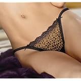 b.tempt'd by Wacoal Women's Wild Thing  Thong,Night Bronze,Small