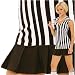 Plus Size Sexy Racey Referee Costume 1x/2x 3x/4x