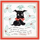 A Merry Cheery O Pack of 10 Christmas Cards (Square)||RF10F