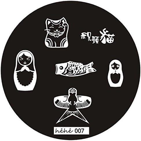 ABC® Cute Pattern Nail Art Image Stamp Stamping Plates Manicure Template (007)