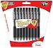 Pentel WOW! Ball Point Pens, Medium Tip, Black Ink, 18-Pack (BK440BP18A)