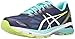 ASICS Women's Gt-1000 5 Running Shoe, Indigo Blue/White/Safety Yellow, 10.5 M US