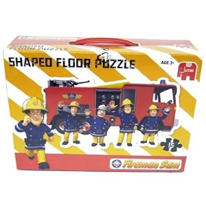 Jumbo Fireman Sam Shaped Floor Puzzle