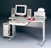 Computer Cart in Gray/Dove Gray - Mayline Office Furniture - 8100TDGRYGRY