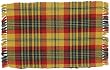 Durable Hand Woven 100% Cotton Yellow Plaid Placemat 12x18 Inches Set / 6