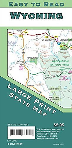 Wyoming Travel Map with city plans, Yellowstone and Grand Teton NP GMJ by GMJ (2015-11-10)