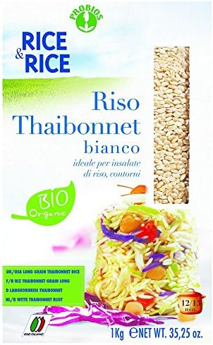 Rice & Rice Rice Thaibonnet Organic White 1kg