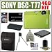 Sony Cybershot DSC-T77 10MP Digital Camera (Green) + 4GB Deluxe Accessory Kit