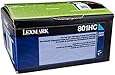 Lexmark 80C1HC0 Cyan High Yield Return Program Toner