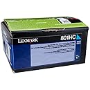 Lexmark 80C1HC0 Cyan High Yield Return Program Toner