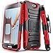 Evocel HTC One A9 Case, [Generation Series] Belt Clip Holster, Kickstand, HD Screen Protector, Dual Layer for HTC One A9, Red (EVO-HTCA9-AB203)