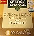 Quinoa Organic Brown and Red Rice with Flaxseed - 6 Pouches, 8.5 oz each