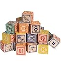 Classic Embossed Alphabet Blocks ABC