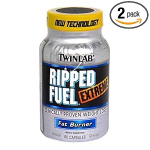 Twinlab Ripped Fuel Extreme Fat Burner, Ephedra Free, 60 Capsules (Pack of 2) picture