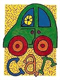 Car by Karen Gutowsky poster print,9 in. x 12 in.