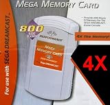  : Sega Dreamcast MEGA MEMORY CARD 4X - 800 Blocks of Storage