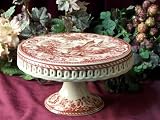 Review TRANSFERWARE  / Porcelain Transferware Cake Plate