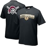Nike Pittsburgh Pirates Black Arched Date T-shirt