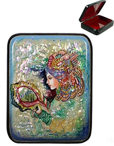 Russian Lacquer Box #3788 UNDERWATER KINGDOM