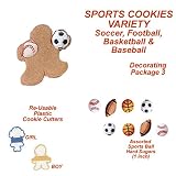 Sports Cakes Cookies - Do-It-Yourself Decorating Pkg. 3 SAVE $0.62