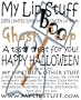 My Lip Stuff- GHOST POOP (Marshmallow & Toasted Coconut flavor) LIMITED EDITION HALLOWEEN LIP BALM