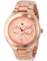 Tommy Hilfiger Womens 1781333 Sport Luxury Multi-Eye Rose-Gold Bracelet Watch