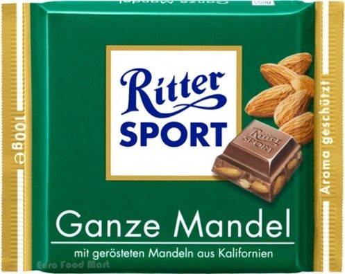 Ritter Sport Almonds Chocolate 100 g by Ritter