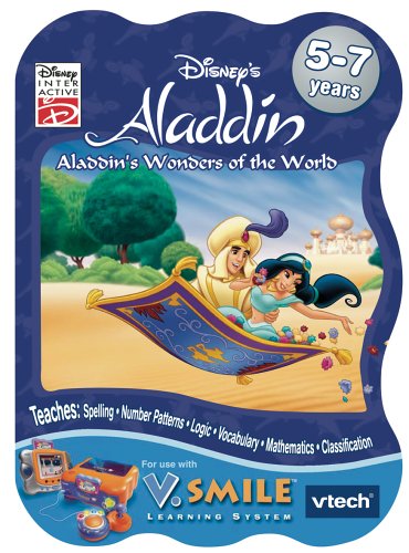 Childrens Toyshop  Toys : VTech V.Smile Learning Game: Disney's Aladdin "Aladdin's Wonders of the World"