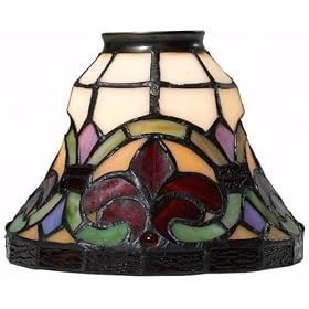 Fan Light Shade 2.25" Neck Nobility