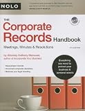 Corporate Records Handbook, The: Meetings, Minutes & Resolutions (book with CD-Rom)