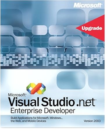 Microsoft Visual Studio .NET Enterprise Developer 2003 Upgrade from 2002 [Old Version]