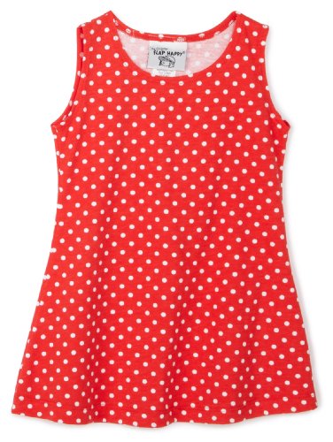 Flap Happy Fit and Flare Dress, Red Dot, 12 Months