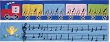 �ȥ쥤��ߥ塼���å����㡼��   Train Music Teaching Chart (TWO SIDED)