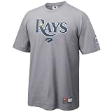 Nike Tampa Bay Rays Ash MLB Practice T-shirt