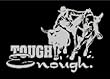 Tough Enough Upstream Images Silver Vinyl Wildlife Car Truck Window Decal Sticker