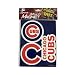 CHICAGO CUBS OFFICIAL TEAM LOGO CAR FRIDGE MAGNET SET (3)
