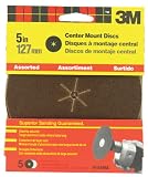 3M 9154DC-NA 5-Inch Assorted Grit Center Mount Sanding Disc