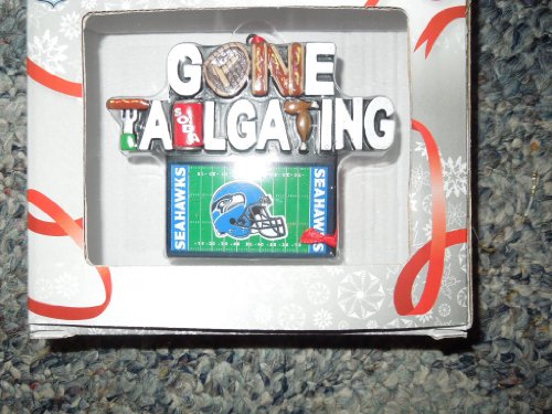 Seattle Seahawks Gone Tailgating Hanging Ornament Appx.
