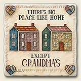 No Place Like Home Tumbled Stone Trivet
